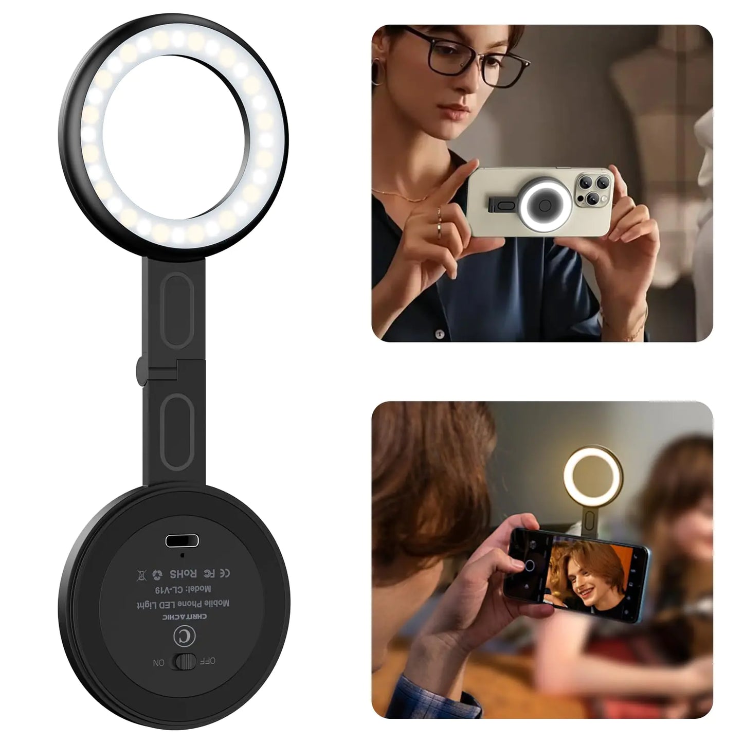 Magnetic Selfie Light - SnapBright